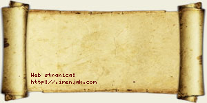 Žaklina Jovanović vizit kartica